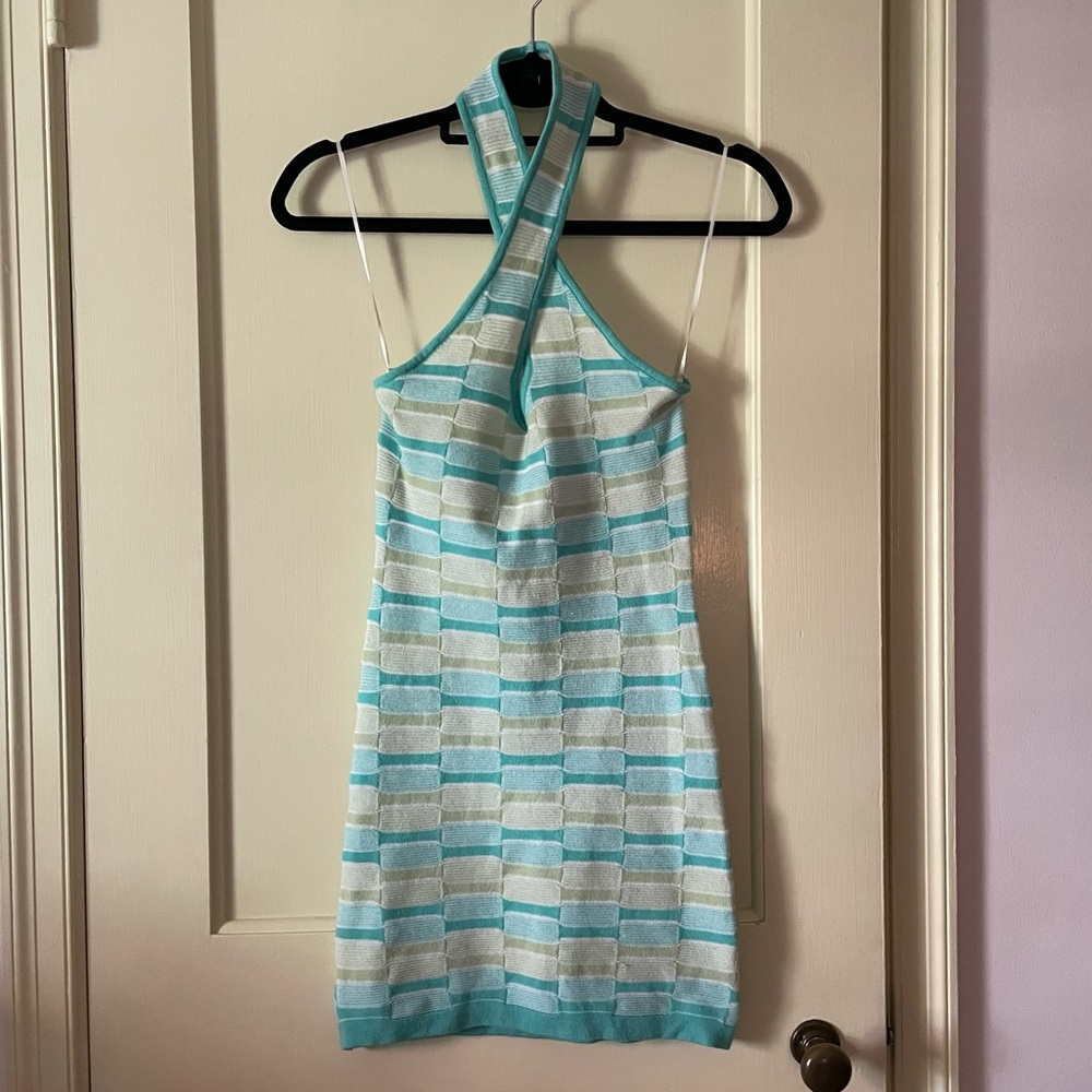 Halter Neck Mini Dress